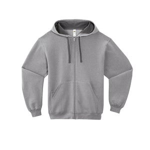 Fruit of the Loom Adult SofSpun® Full-Zip Hooded Sweatshirt - Athletic Heather