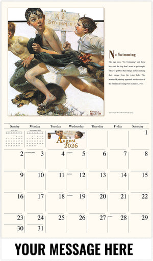 Memorable Images by Norman Rockwell Memory - 2026 Promotional Calendar