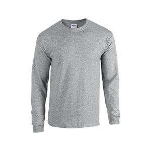 Gildan Adult Heavy Cotton™ Long-Sleeve T-Shirt - Sport Grey