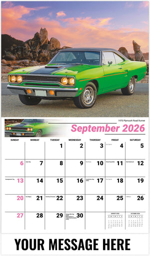 Classic Cars - 2026 Promotional Calendar