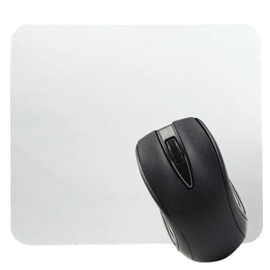 8" Computer Mouse Pad - White