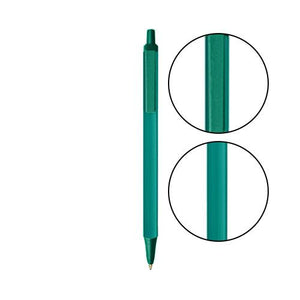 Teal BIC® Clic Stic® Pen - Teal With Forest Green