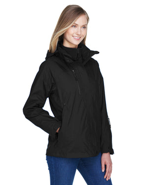 North End Ladies' Caprice 3-in-1 Jacket with Soft Shell Liner