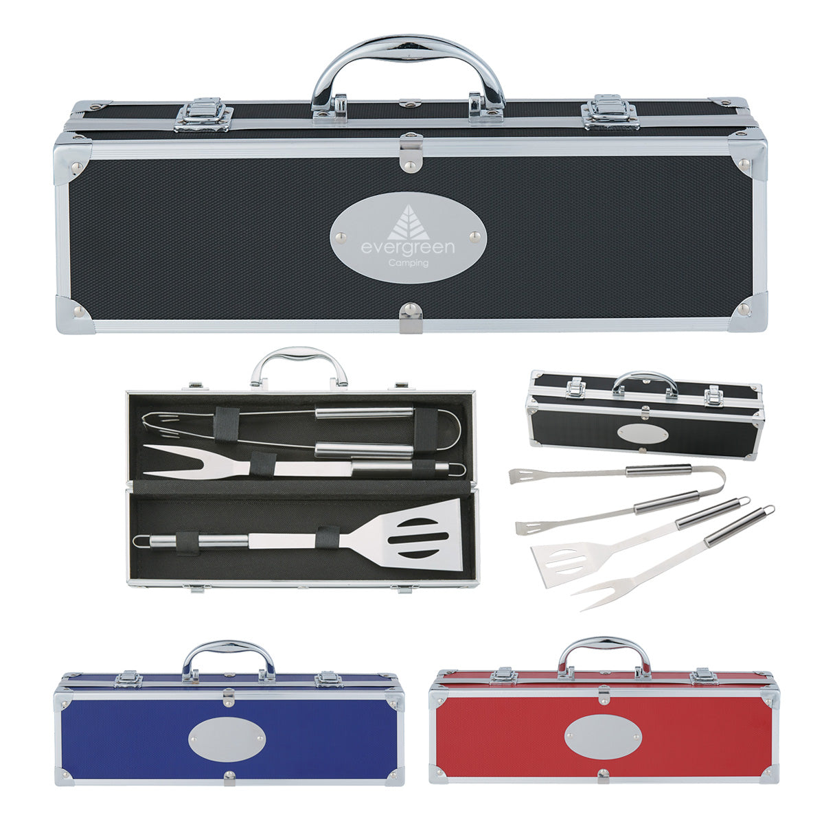 BBQ Set In Aluminum Case