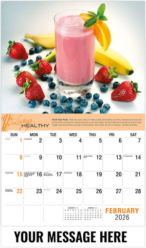 Living Healthy - 2026 Promotional Calendar