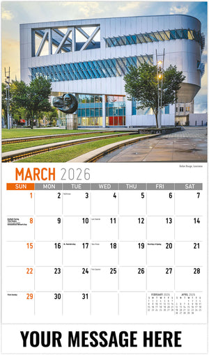 Scenes of Southeast USA - 2026 Promotional Calendar