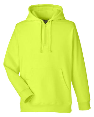 Team 365 Unisex Zone HydroSport™  Heavyweight Quarter-Zip Hooded Sweatshirt