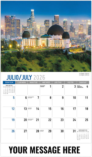 Scenes of America (Bilingual) - 2026 Promotional Calendar