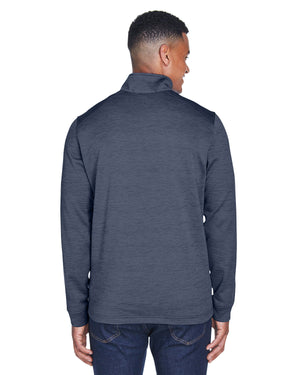 Devon & Jones Men's Newbury Mélange Fleece Quarter-Zip