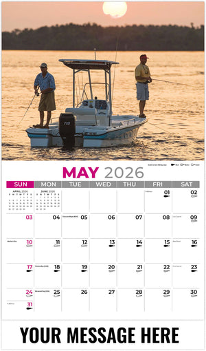 Fishing and Hunting - 2026 Promotional Calendar