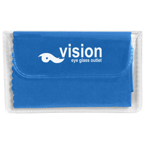 Microfiber Cleaning Cloth In Case - Royal Blue