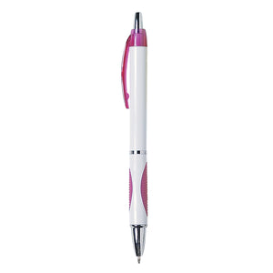 Sassy Pen - White With Pink