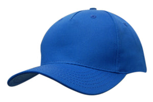 5 Panel Cotton Twill Cap - Royal