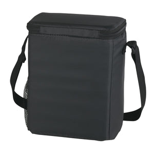 Café Kooler Bag - Black With Red