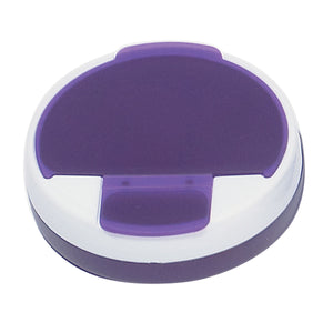 Round Pill Holder - Frost Purple