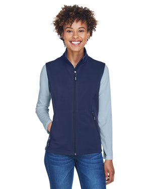 Core365 Ladies' Cruise Two-Layer Fleece Bonded Soft Shell Vest