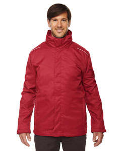 Core365 Region 3-IN-1 Jacket Men's AC88205 (Red)