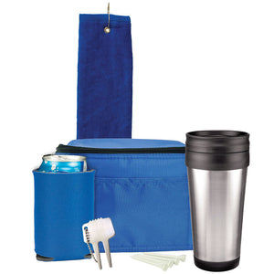 Deluxe Golf Gift Set - Royal Towel, Royal Bag, Royal Can Cooler