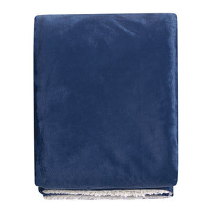 Sherpa Blanket - Navy Blue