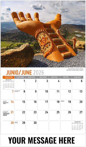 Beauty of Latin America (Bilingual) - 2026 Promotional Calendar