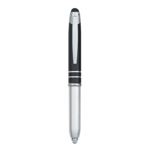 Ballpoint Stylus Pen With Light - Black