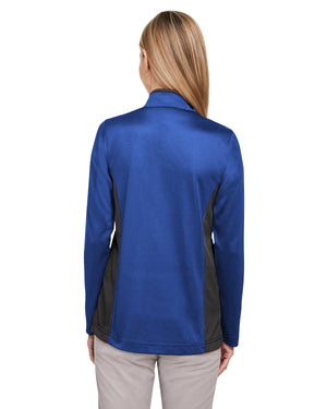 Harriton Ladies' Flash Snag Protection Plus IL Colorblock Quarter-Zip