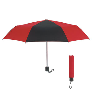 42" Arc Budget Telescopic Umbrella HT_4130 - Red With Black