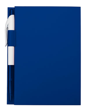 4" x 6" Notebook With Pen - Blue