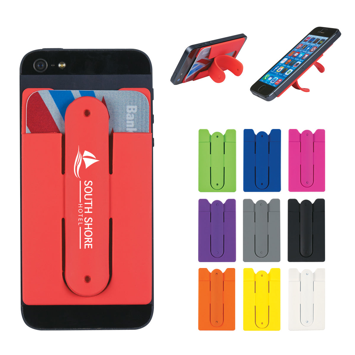 Silicone Phone Wallet With Stand