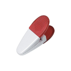 Alligator Clip - White With Red