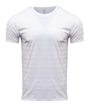 Threadfast Men's Invisible Stripe Short-Sleeve T-Shirt