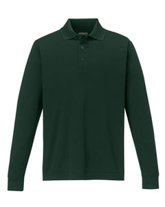 Core 365 Pinnacle Long Sleeve Pique Polo (Men's) AC88192 (Forest Green)