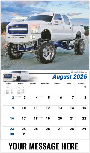 Pumped-Up Pickups - 2026 Promotional Calendar