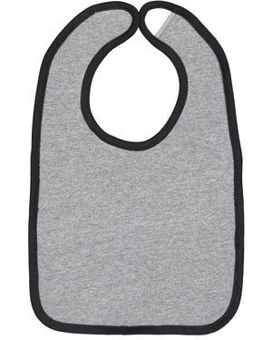 Rabbit Skins Infant Contrast Trim Bib