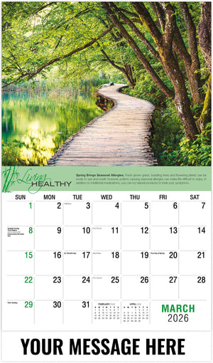 Living Healthy - 2026 Promotional Calendar