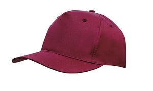 5 Panel Budget Cap - Maroon