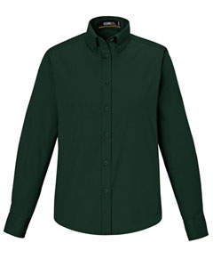 Core 365 Operate Long Sleeve Twill Shirt (Ladies') AC78193 (Forest Green)