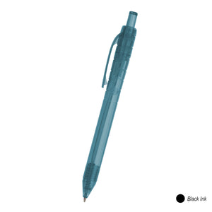 Oasis Recycled Bottle Pen - HT_660 - TRANS BLUE WITH BLACK