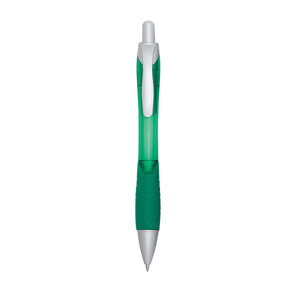 Rio Gel Pen With Contoured Rubber Grip - Translucent Green