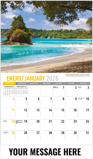 Beauty of Latin America (Bilingual) - 2026 Promotional Calendar