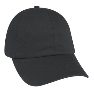 Washed Cotton Cap - Black