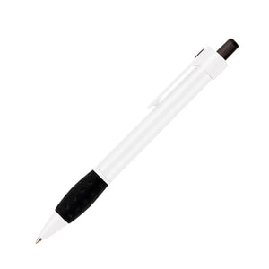 Falcon Plastic Click-Action Ballpoint Promotional Pen - CM1066 - White