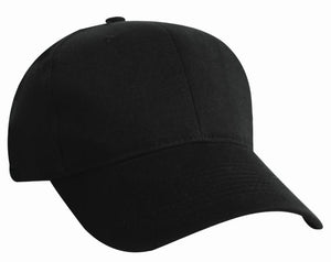 Medium weight Unstructured Cap - CM6230 - Black