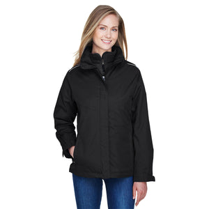 Core365 Region 3-IN-1 Jacket women AC78205 (Black)