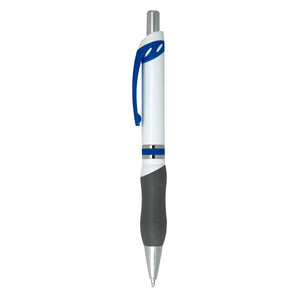 Campus Pen - White With Royal Blue