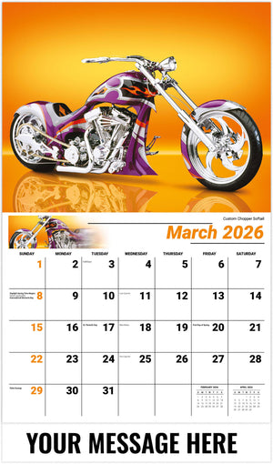 Motorcycle Mania - 2026 Promotional Calendar