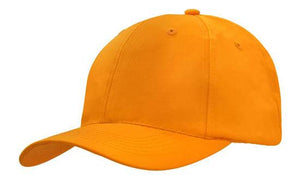 6 Panel Budget Cap - Custom Embroidered - Orange