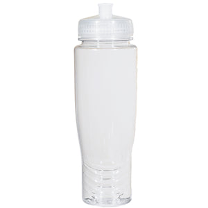 Poly-Clean™ 28 Oz. Plastic Bottle - Translucent Clear