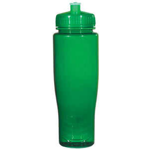 Poly-Clean™ 28 Oz. Plastic Bottle - Translucent Green