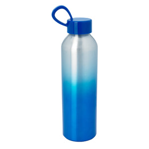 21 Oz. Aluminum Chroma Bottle - Silver With Blue